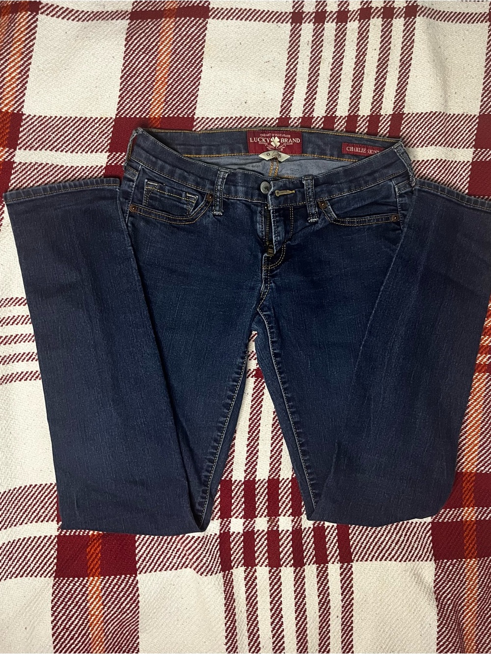 Lucky Brand women’s low rise skinny jeans